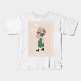 Hearts n Plants Sapphics Kids T-Shirt